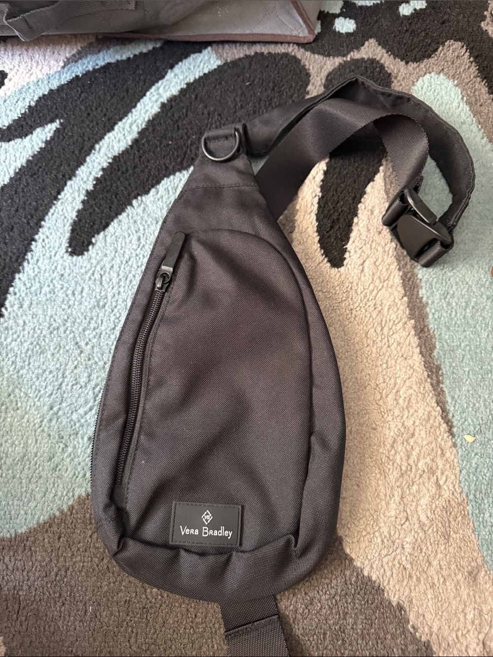 Vera Bradley Black Sling Bag for Everyday Wear